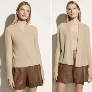 Vince Mohair Blend Wrap Cardigan